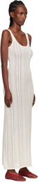 Holzweiler White Tine Crochet Maxi Dress