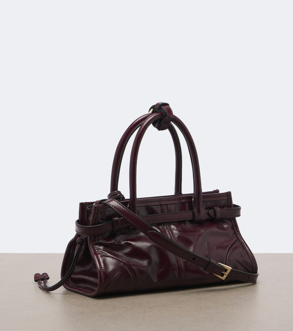 Prada Prada Bonnie Mini leather top-handle bag