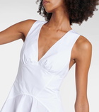 Alaïa Cotton poplin midi dress