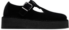 Clarks Originals Black Trek Wedge T-Bar Loafers