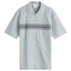 Gramicci Women's Zip Up Wave Shirt in Pacific Plaid