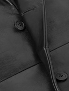 Rick Owens - Concordian Slim-Fit Leather Coat - Black