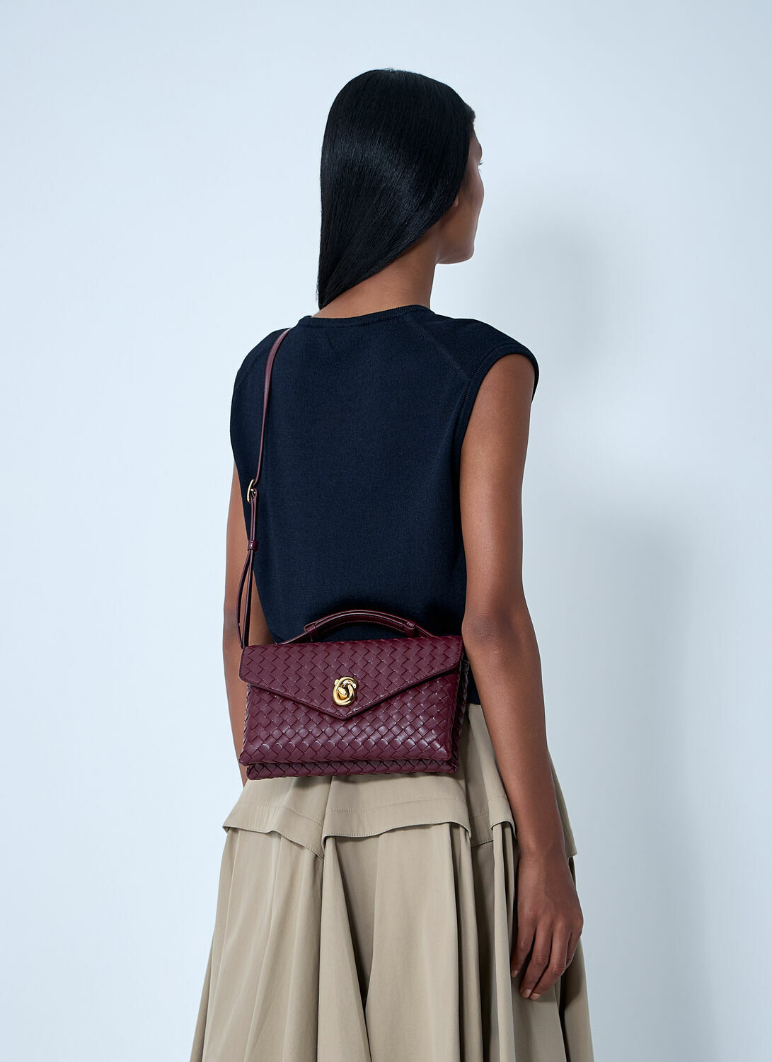 Bottega Veneta Knot Lock Crossbody Bag