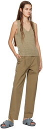 Nothing Written Khaki V-Neck Vest