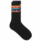 Paul Smith Men's Logo Sports Socks in Black 