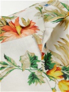 ERDEM - Lucas Straight-Leg Floral-Print Linen Bermuda Shorts - White
