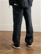 Nike - Life Straight-Leg Panelled Cotton-Canvas Trousers - Black