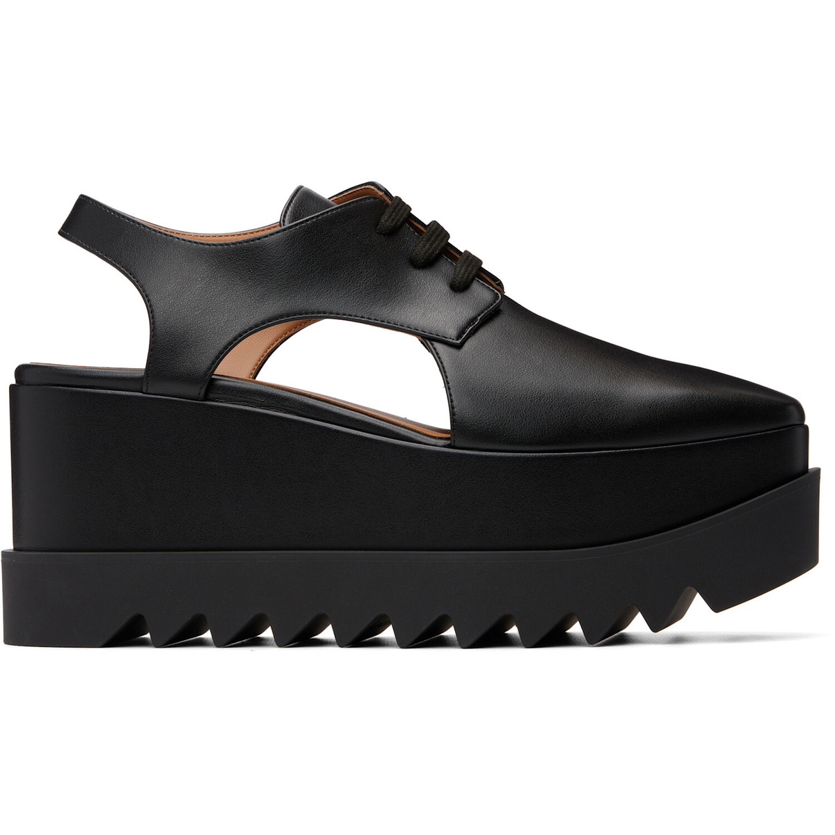Stella McCartney Black Elyse Slingback Derbys