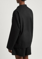 Tekla Unisex Flannel Pyjama top Black
