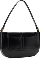 BY FAR Black Miranda Semi Patent Leather Shoulder Bag