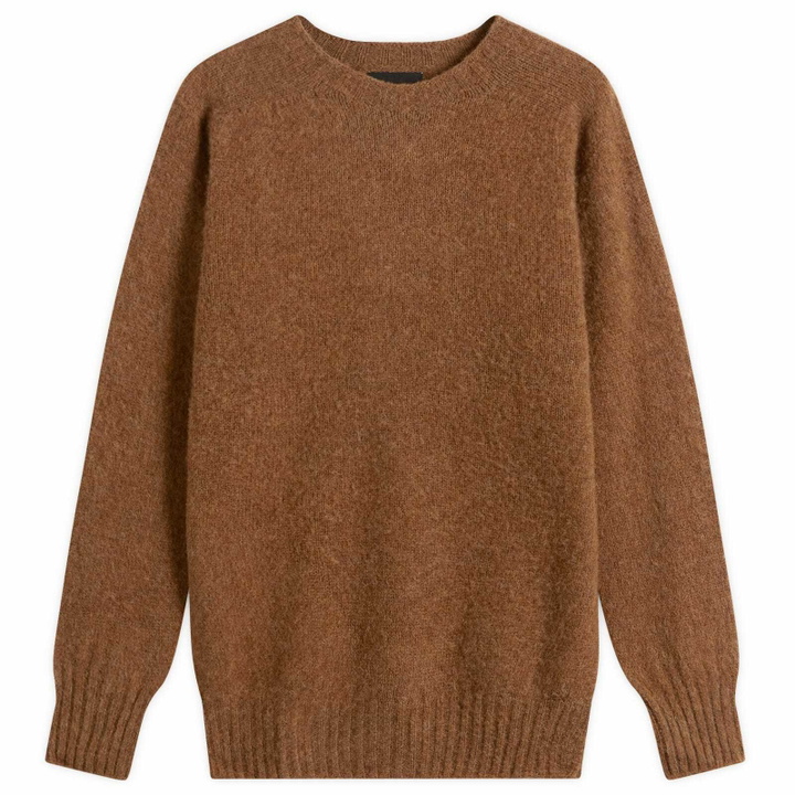 Photo: Howlin by Morrison Men's Howlin' Birth Of The Cool Crew Neck Jumper in Nuts