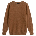 Howlin by Morrison Men's Howlin' Birth Of The Cool Crew Neck Jumper in Nuts