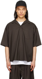 Lownn Brown Minimal Shirt