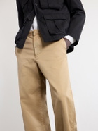 Jeanerica - Genua Chino Straight-Leg Cotton Trousers - Neutrals