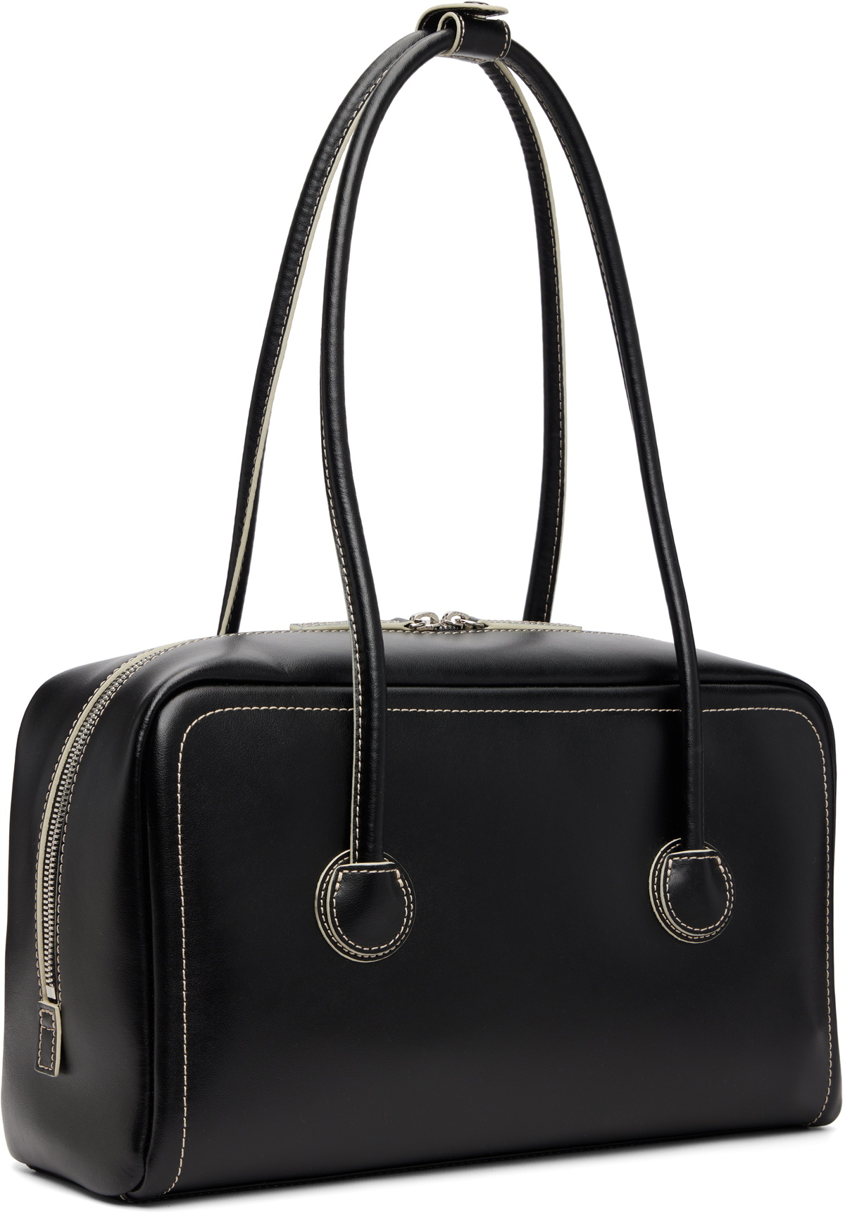 MARGESHERWOOD Black Soft Boston Bag