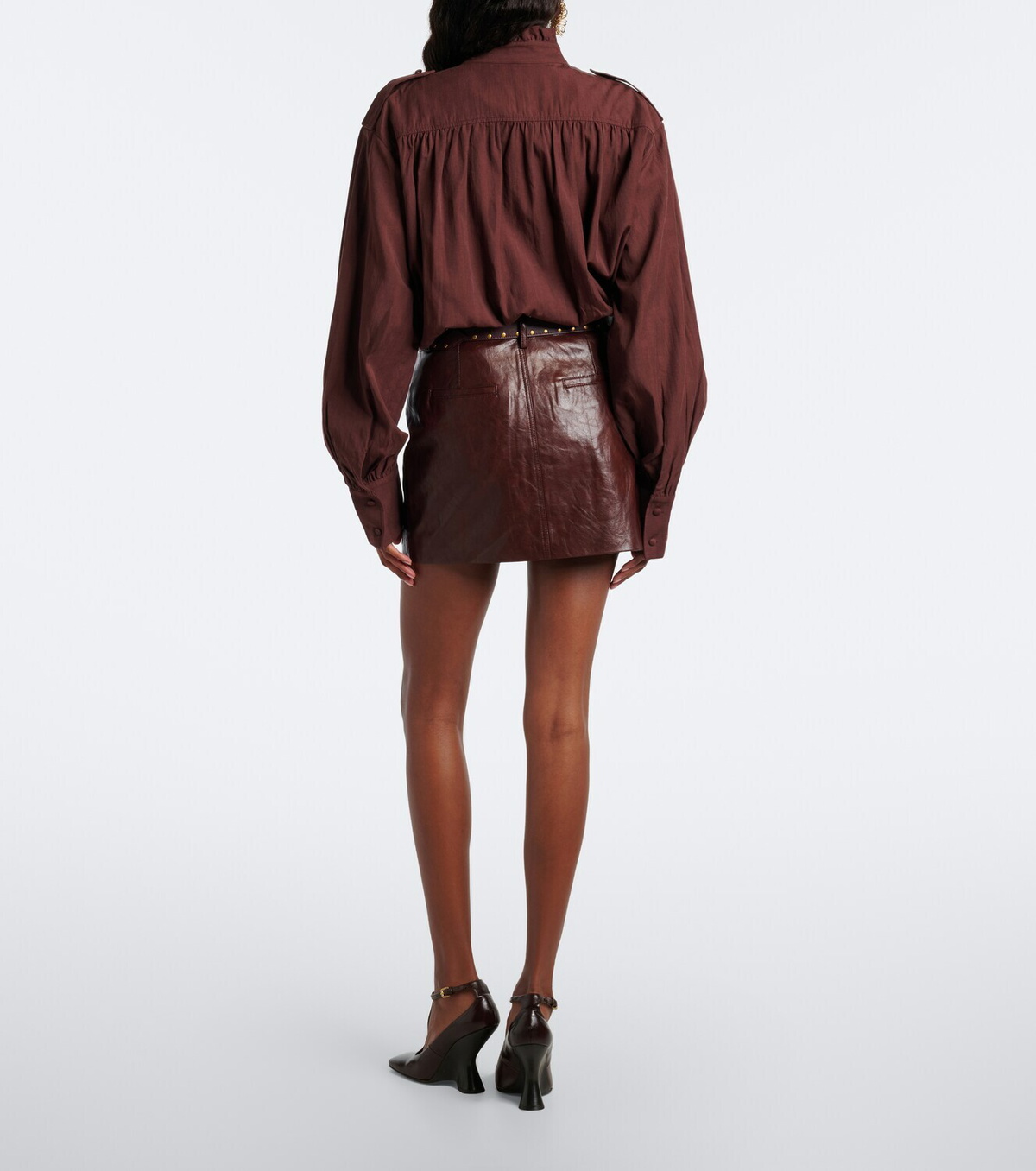 Xu Zhi Belted miniskirt