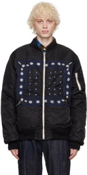 NOMA t.d. Black Flight Bomber Jacket