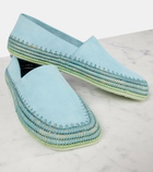 Loewe Paula's Ibiza Rio suede slip-on shoes