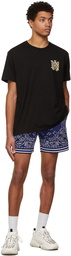 AMIRI Blue Bandana B-Ball Shorts