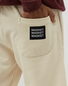 Market Market Vintage Washed Sweatpants Beige - Mens - Sweatpants