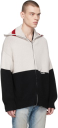 Rhude SSENSE Exclusive Off-White Wool Sweater