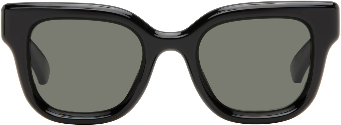 Gucci Black Round Frame Sunglasses