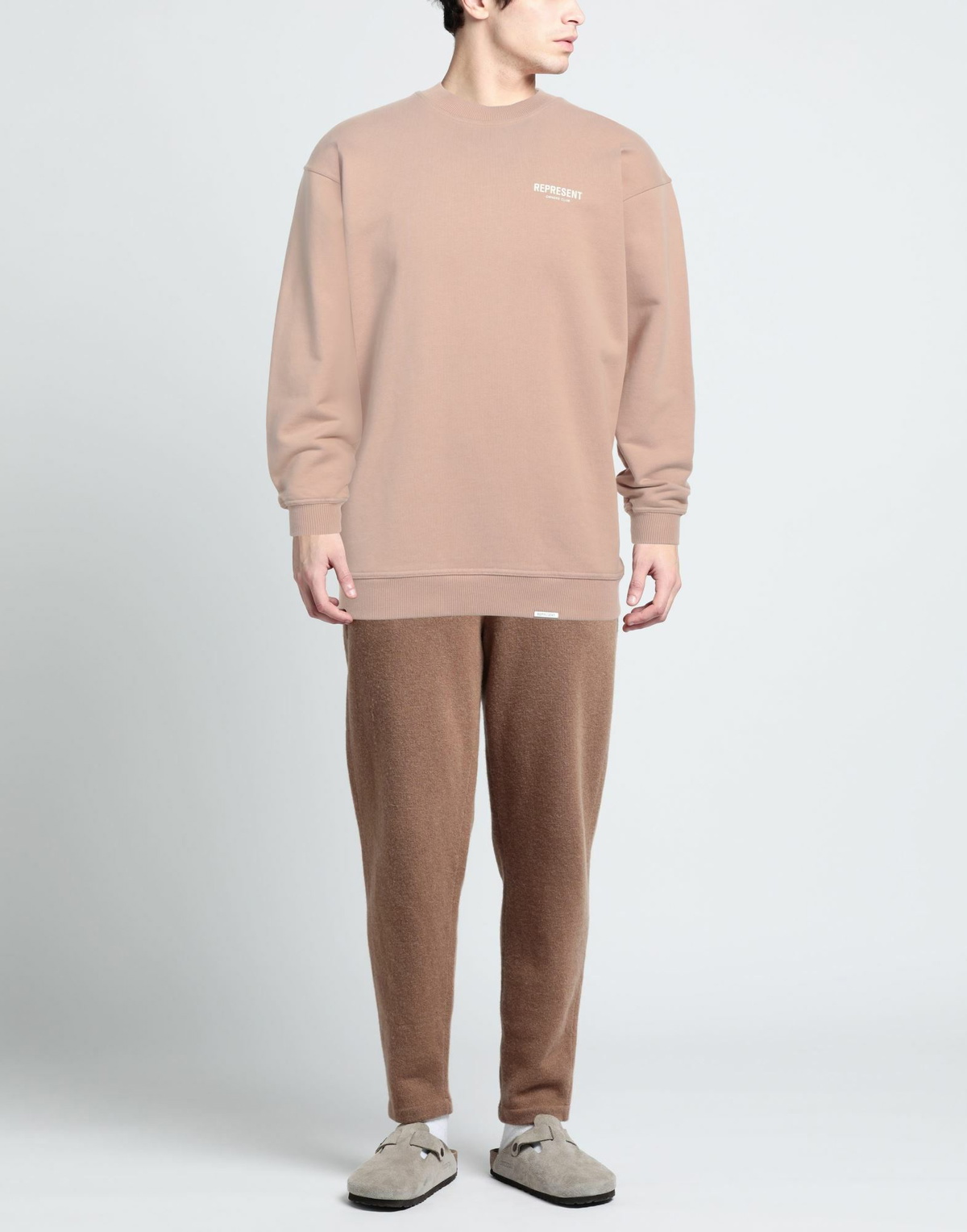 Represent Mens Sweatshirt Light brown