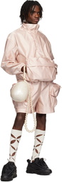 Simone Rocha Pink Cargo Flap Shorts