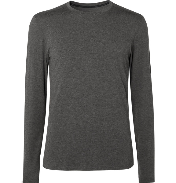 Photo: 2XU - Heat Mélange Stretch-Jersey T-Shirt - Gray
