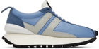 Lanvin Blue Bumpr Sneakers