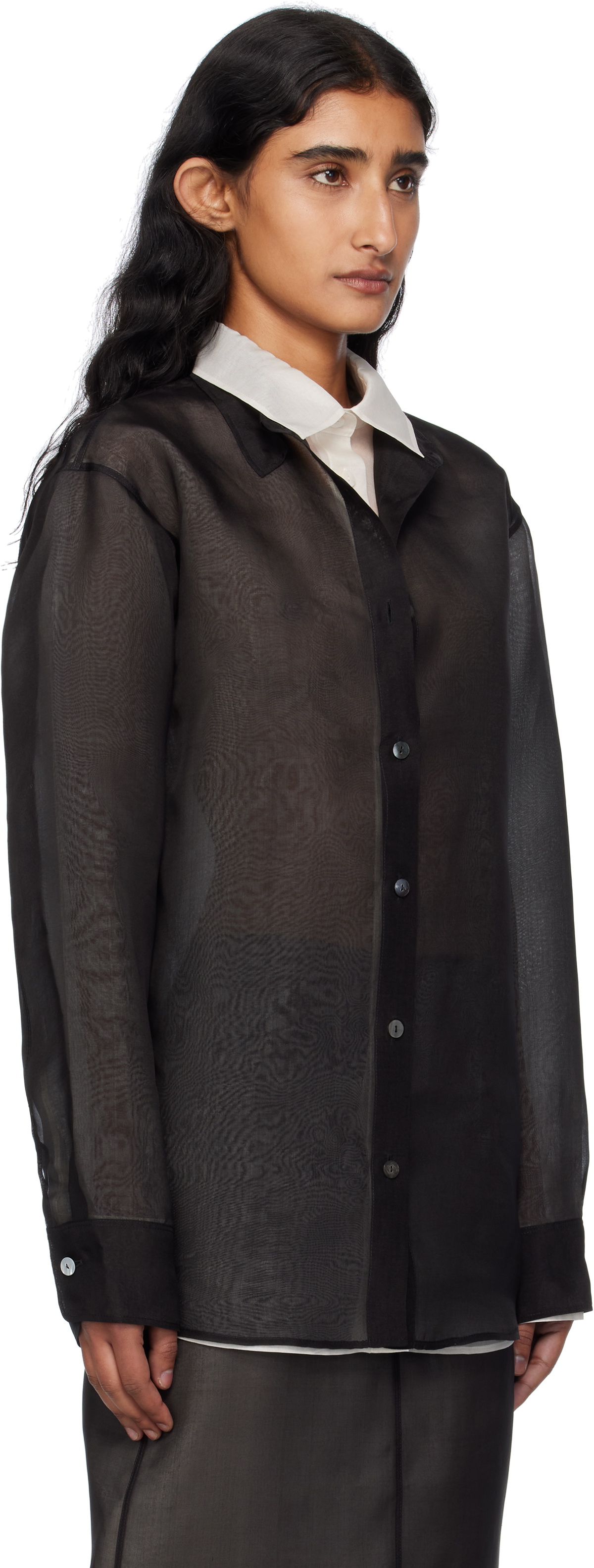 GIA STUDIOS Black Estelle Shirt