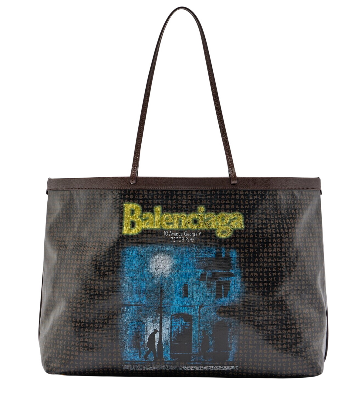 Balenciaga Blue I LOVE PETS Medium Cat Pet Lover Tote Balenciaga