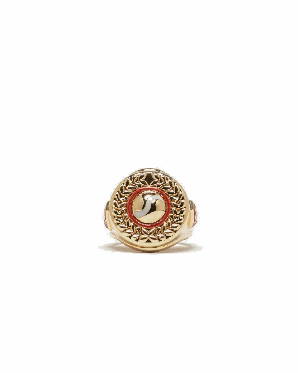 Photo: Casablanca Sports Medallion Ring Gold - Mens - Jewellery