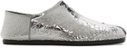 Maison Margiela Silver Tabi Mirror Loafers