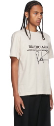 Balenciaga Off-White RuPaul Edition Small Fit Logo T-Shirt