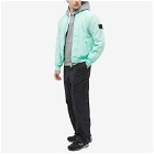 Stone Island Shadow Project Men's Distorted Ripstop Bomber Jacket in Natural