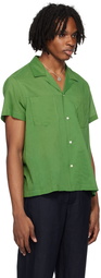 Bode Green Boxy Shirt