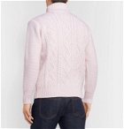 Inis Meáin - Slim-Fit Cable-Knit Merino Wool Rollneck Sweater - Neutrals