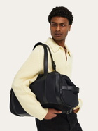 Ferragamo Mens Foldable weekend bag in Black