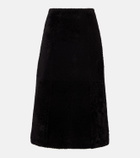 Yves Salomon Shearling maxi skirt