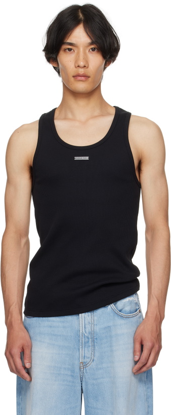 Photo: Mugler Black Logo Tank Top