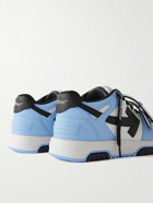 Off-White - Out of Office Leather Sneakers - Blue