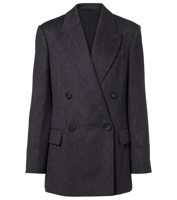 Photo: Brunello Cucinelli Double-breasted wool jacket