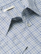 OUR LEGACY - Ranch Oversized Checked Woven Western Shirt - Blue