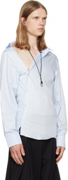 HODAKOVA Blue Asymmetric Shirt