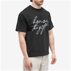 Honor the Gift Men's HTG Script T-Shirt in Black