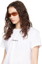 Stella McCartney Brown Oval Sunglasses