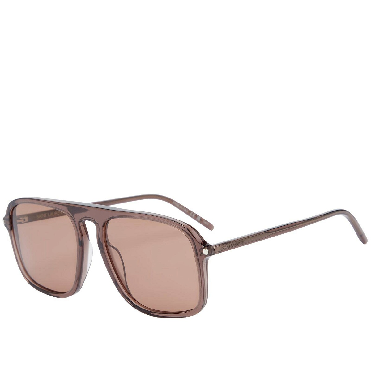 Photo: Saint Laurent Sunglasses Saint Laurent SL 590 Sunglasses in Brown