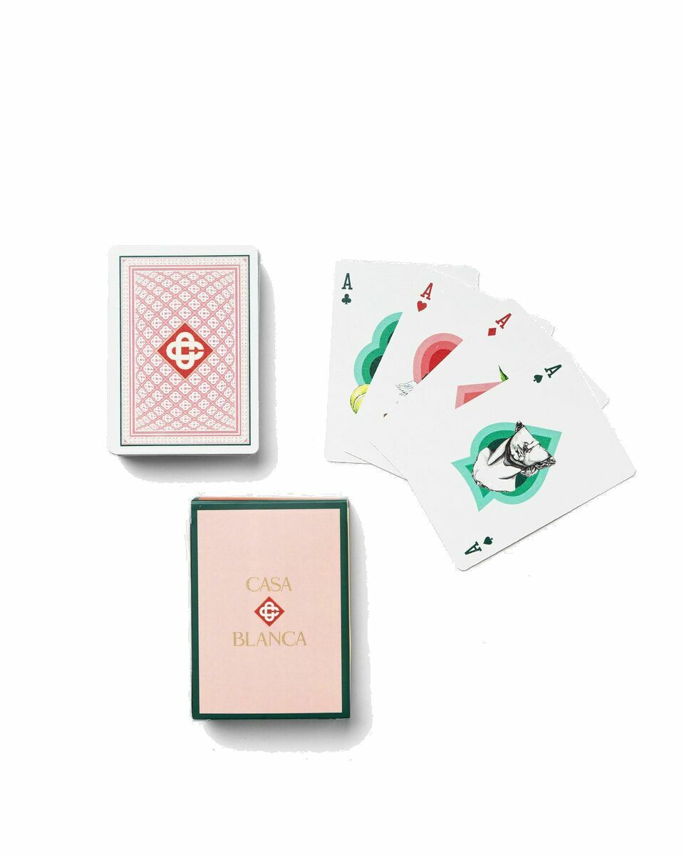Photo: Casablanca Casablanca Pack Of Playing Cards White - Mens - Cool Stuff/Toys