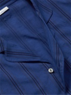 Schiesser - Alfred Striped Cotton Pyjama Set - Blue
